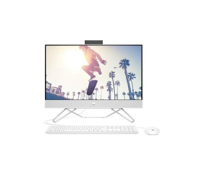 Комп'ютер персональний моноблок HP All-in-One 23.8" FHD IPS AG, AMD R3-5300U, 8GB, F256GB, UMA, WiFi, кл+м, DOS, білий