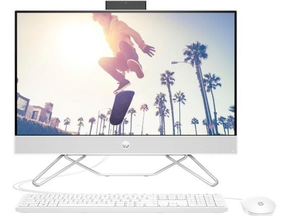 Комп'ютер персональний моноблок HP All-in-One 23.8" FHD IPS AG, AMD R3-5300U, 8GB, F256GB, UMA, WiFi, кл+м, DOS, білий