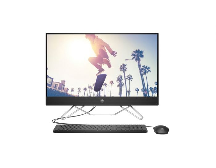 Комп'ютер персональний моноблок HP All-in-One 27" FHD IPS AG, AMD R5-5500U, 8GB, F512GB, UMA, WiFi, кл+м, DOS, чорний