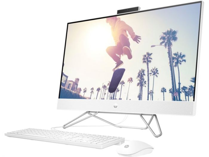 Комп'ютер персональний моноблок HP All-in-One 27" FHD IPS AG, Intel i5-1235U, 16GB, F512GB, UMA, WiFi, кл+м, DOS, білий