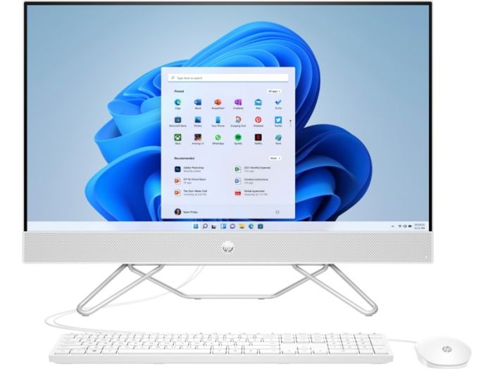 Комп'ютер персональний моноблок HP All-in-One 27" FHD IPS AG, Intel i5-1235U, 8GB, F512GB, UMA, WiFi, кл+м, Win11H, білий