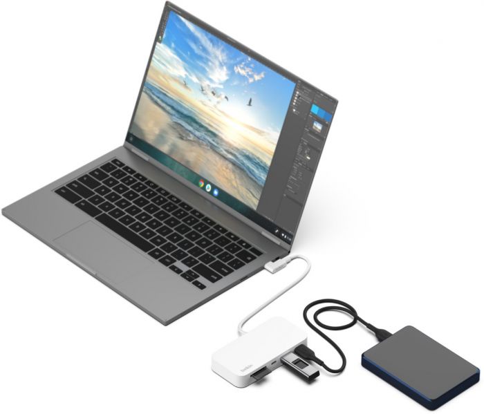 Адаптер Belkin USB-C 6в1 Ethernet Multiport Dock with Mount