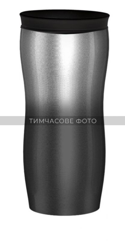 Термокухоль Ardesto Metallic 450 мл, нержавіюча сталь, чорний