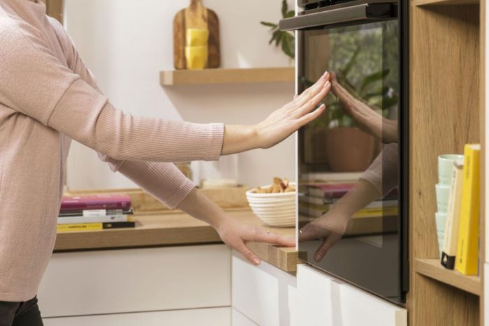 Духова шафа Gorenje електрична, 77л, A+, пара, дисплей, піроліз, чорний