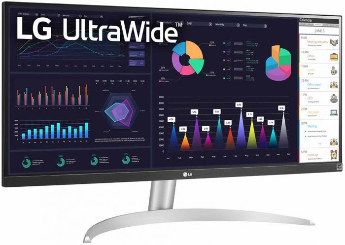 Монітор LG 29" 29WQ600-W HDMI, DP, USB-C, MM, IPS, 2560x1080, 21:9, sRGB 99%, FreeSync, HDR10