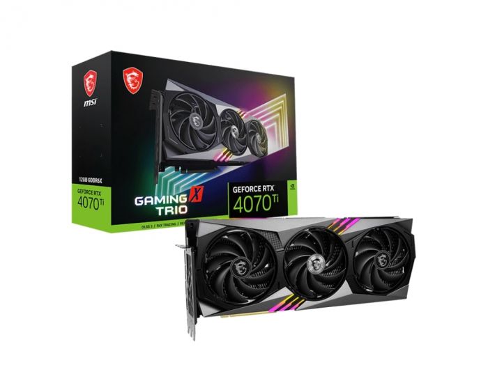 Відеокарта MSI GeForce RTX 4070 TI 12GB GDDR6X GAMING X TRIO