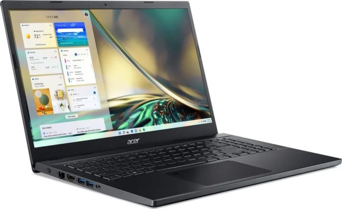Ноутбук Acer Aspire 7 A715-76G 15.6" FHD IPS, Intel i5-12450H, 16GB, F1TB, NVD3050-4, Lin, чорний