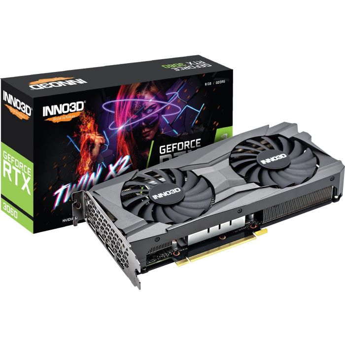 Відеокарта INNO3D GeForce RTX 3060 8GB GDDR6X TWIN X2