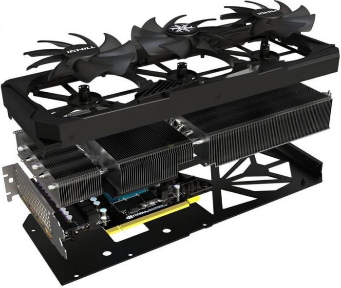 Відеокарта INNO3D GeForce RTX 4070 Ti 12Gb GDDR6X iChill X3