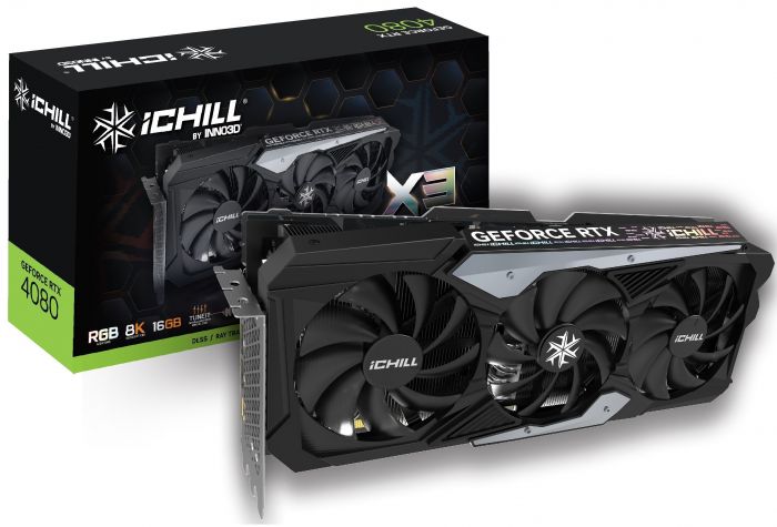 Відеокарта INNO3D GeForce RTX 4080 16GB GDDR6X ICHILL X3