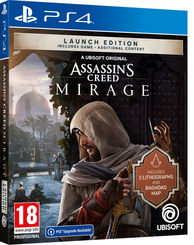 Гра консольна PS4 Assassin's Creed Mirage Launch Edition, BD диск