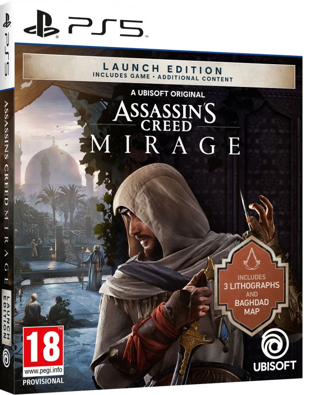 Гра консольна PS5 Assassin's Creed Mirage Launch Edition, BD диск