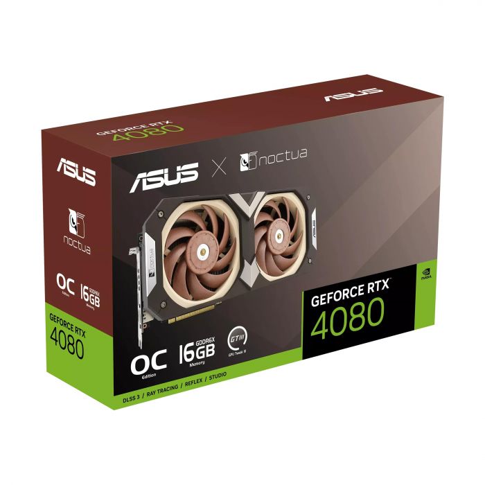 Відеокарта ASUS GeForce RTX 4080 16GB GDDR6X OC RTX4080-O16G-NOCTUA