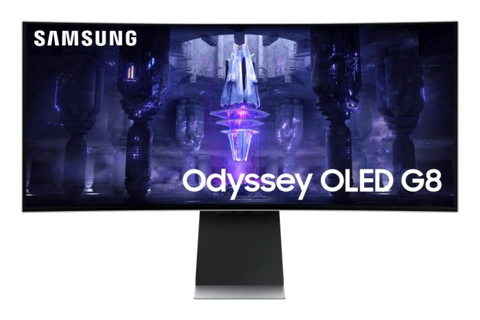 Монітор Samsung 34" Odyssey OLED G8 G85SB microHDMI, miniDP, USB-C, VA, 3440x1440, 21:9, 175Hz, 0.03ms, CURVED