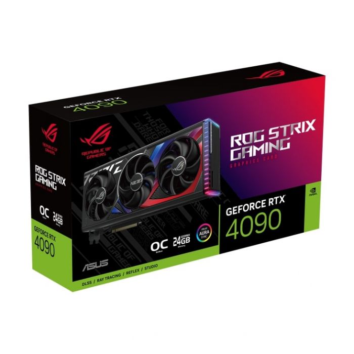 Відеокарта ASUS GeForce RTX 4090 24GB GDDR6X STRIX OC GAMING ROG-STRIX-RTX4090-O24G-GAMING