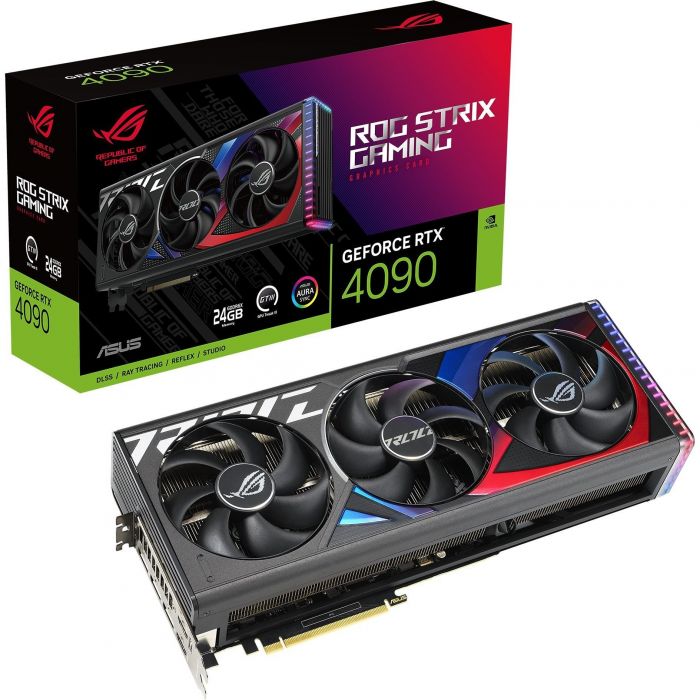 Відеокарта ASUS GeForce RTX 4090 24GB GDDR6X STRIX GAMING ROG-STRIX-RTX4090-24G-GAMING