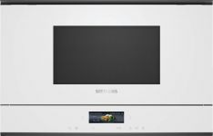 Мікрохвильова піч Siemens вбудовувана, 21л, електр. управл., 900Вт, дисплей, білий
