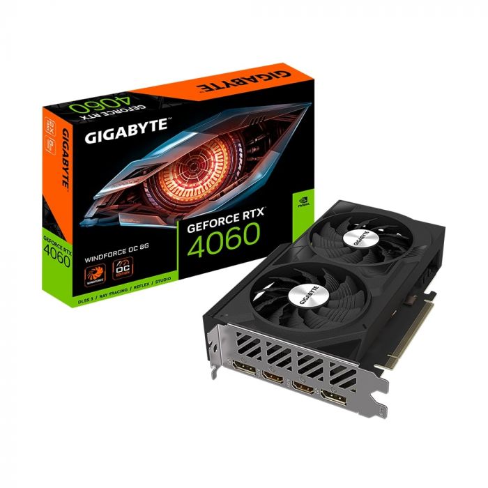 Відеокарта GIGABYTE GeForce RTX 4060 8GB GDDR6 WINDFORCE OC