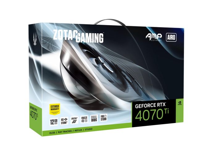 Відеокарта ZOTAC GeForce RTX 4070 Ti 12GB GDDR6X AMP Extreme AIRO