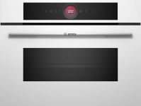 Духова шафа Bosch електрична компактна, 45л, A, дисплей, конвекція, ф-ція мікрохвиль, білий