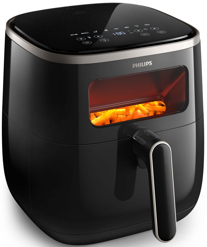 Мультипіч PHILIPS Airfryer 3000 Series XL, 1700Вт, чаша-5,6л, сенсорне керування, пластик, чорний