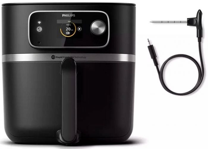 Мультипіч Philips Combi XXL Connected, 2200Вт, чаша-8.3л, сенсорне керув., пластик, чорний