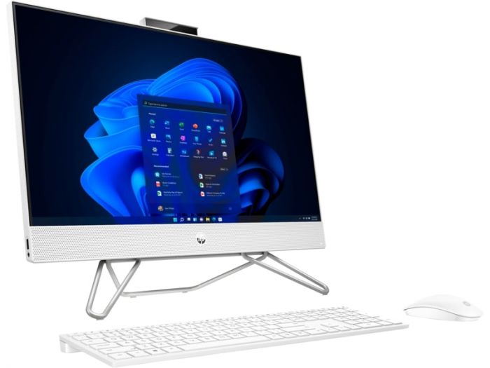 Комп'ютер персональний моноблок HP 240-G9 23.8" FHD IPS AG, Intel i3-1215U, 8GB, F256GB, UMA, WiFi, кл+м, 3р, Win11P, білий