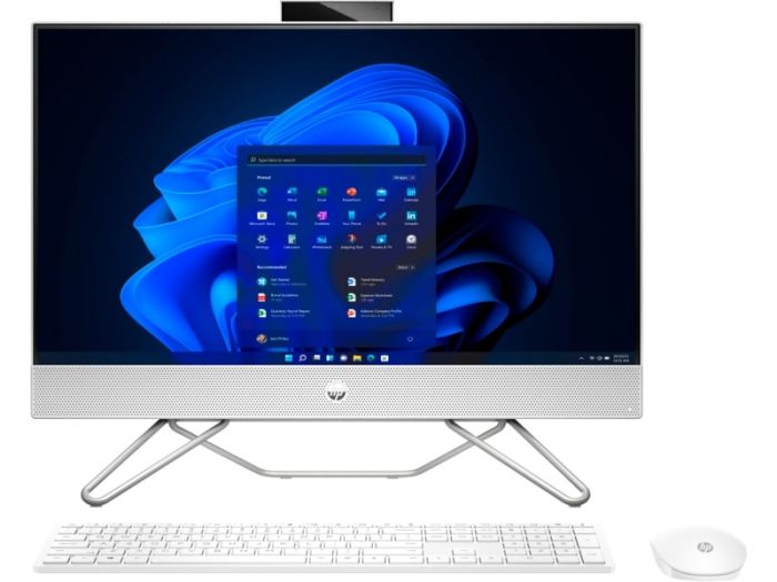 Комп'ютер персональний моноблок HP 240-G9 23.8" FHD IPS AG, Intel i3-1215U, 8GB, F256GB, UMA, WiFi, кл+м, 3р, Win11P, білий