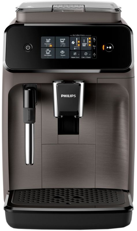 Кавомашина Philips Series 1200, 1.8л, зерно, ручний капуч, авторецептів -2, чорний