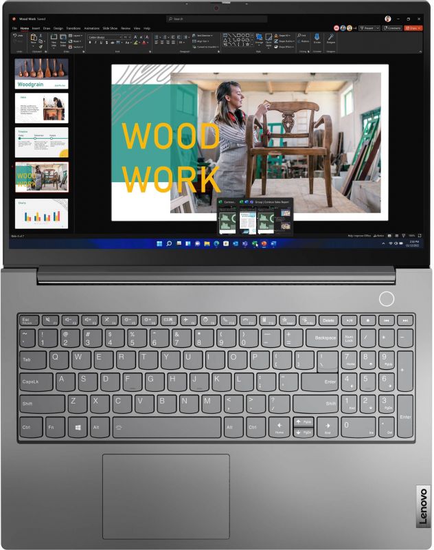 Ноутбук Lenovo ThinkBook 15-G4 15.6" FHD IPS AG, Intel i3-1215U, 16GB, F256GB, UMA, DOS, сірий