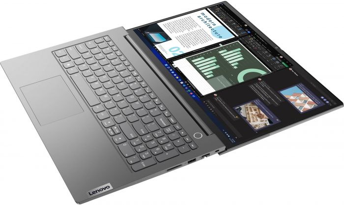 Ноутбук Lenovo ThinkBook 15-G4 15.6" FHD IPS AG, Intel i3-1215U, 16GB, F256GB, UMA, DOS, сірий