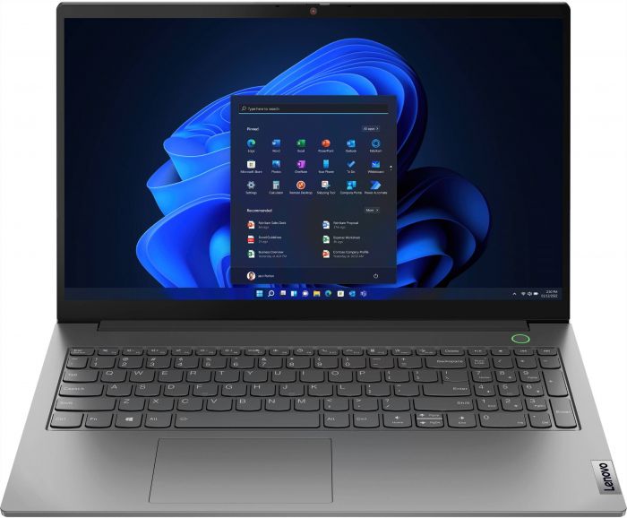 Ноутбук Lenovo ThinkBook 15-G4 15.6" FHD IPS AG, Intel i5-1235U, 16GB, F256GB, UMA, DOS, сірий