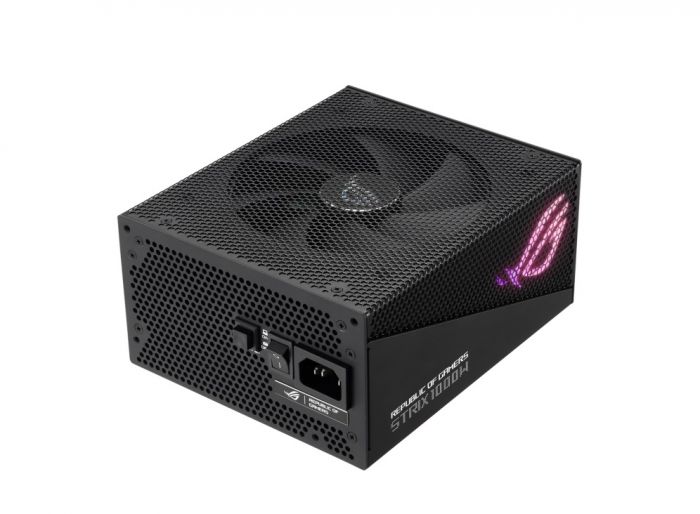 Блок живлення ASUS ROG STRIX AURA (1000W), >90%, 80+ Gold, 135мм, 1xMB 24pin(20+4), 2xCPU 8pin(4+4), 4xMolex, 5xSATA, 4xPCIe 8pin(6+2), Fully Modular, ARGB, ROG-STRIX-1000G-AURA-GAMING