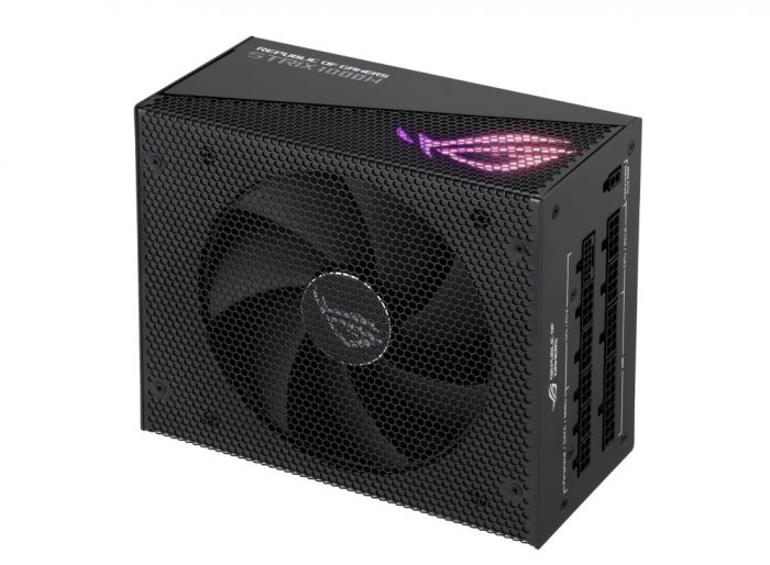 Блок живлення ASUS ROG STRIX AURA (1000W), >90%, 80+ Gold, 135мм, 1xMB 24pin(20+4), 2xCPU 8pin(4+4), 4xMolex, 5xSATA, 4xPCIe 8pin(6+2), Fully Modular, ARGB, ROG-STRIX-1000G-AURA-GAMING