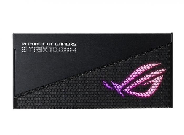 Блок живлення ASUS ROG STRIX AURA (1000W), >90%, 80+ Gold, 135мм, 1xMB 24pin(20+4), 2xCPU 8pin(4+4), 4xMolex, 5xSATA, 4xPCIe 8pin(6+2), Fully Modular, ARGB, ROG-STRIX-1000G-AURA-GAMING