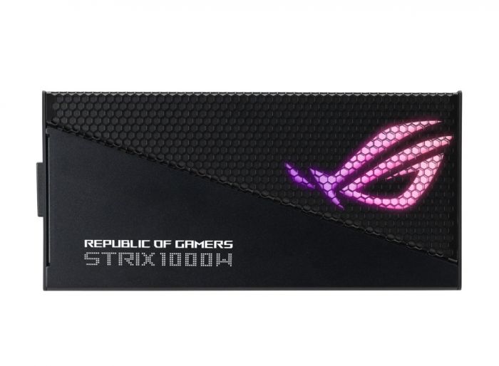 Блок живлення ASUS ROG STRIX AURA (1000W), >90%, 80+ Gold, 135мм, 1xMB 24pin(20+4), 2xCPU 8pin(4+4), 4xMolex, 5xSATA, 4xPCIe 8pin(6+2), Fully Modular, ARGB, ROG-STRIX-1000G-AURA-GAMING