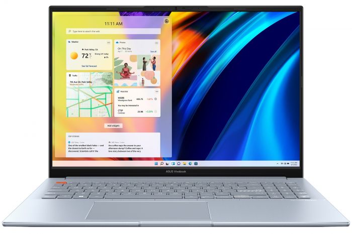 Ноутбук ASUS Vivobook S 16X S5602ZA-KV163 16" WQXGA IPS, Intel i5-12500H, 16GB, F512GB, UMA, NoOS, Сріблястий