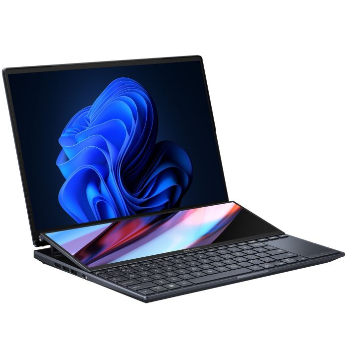 Ноутбук ASUS Zenbook Pro 14 Duo UX8402VV-P1048 14.5" 2.8K OLED, Intel i5-13500H, 16GB, F512GB, NVD4060-8, NoOS, Чорний