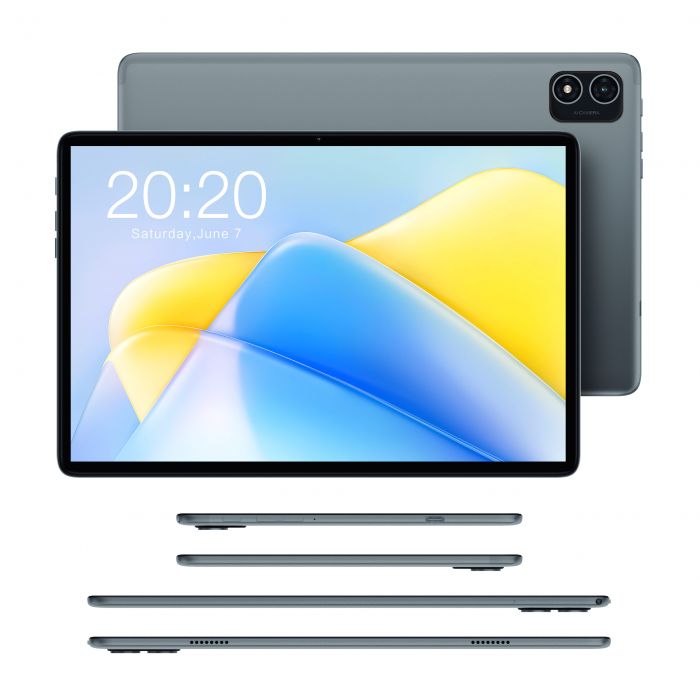 Планшет Teclast P40HD 10.1" 8ГБ, 128ГБ, LTE, 6000мА•год, Android, сірий