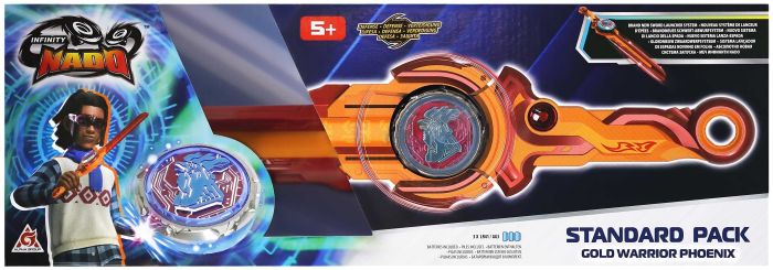 Дзиґа Infinity Nado VI серія Standard Pack Gold Warrior Phoenix Золотий Воїн Фенікс