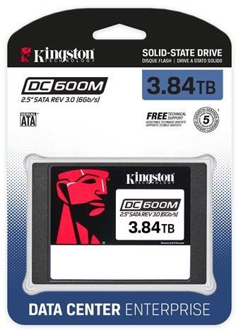 Накопичувач SSD Kingston 2.5" 3.8TB SATA DC600M