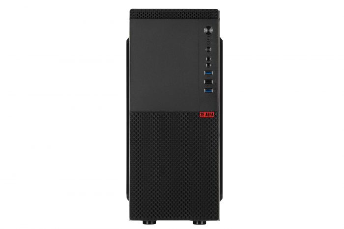 Комп’ютер персональний 2E Rational Intel i3-12100, 8Gb, F256GB, UMA, H610, 2E-E130, 500W, FreeDos