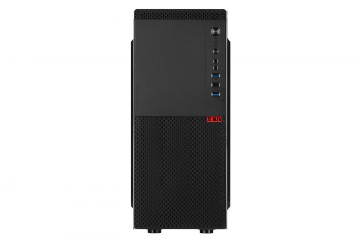 Комп’ютер персональний 2E Rational Intel i3-12100, 8Gb, F512GB, UMA, H610, 2E-E130, 500W, Win11P