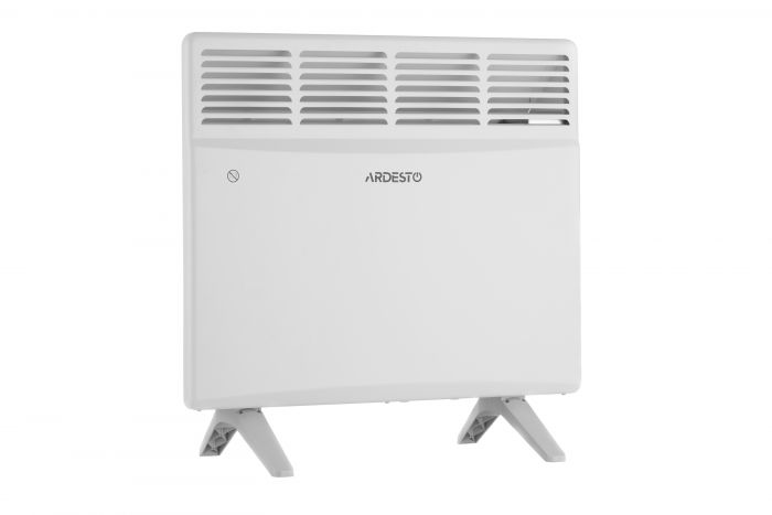 Конвектор ARDESTO CH-1000MCW, 1000 Вт, 10 м2, закритий нагрів. елемент, IP24, мех. керування, білий