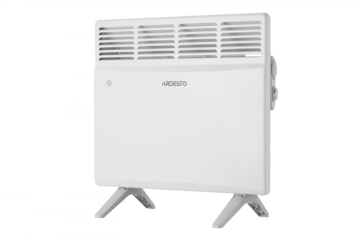 Конвектор ARDESTO CH-1000MCW, 1000 Вт, 10 м2, закритий нагрів. елемент, IP24, мех. керування, білий