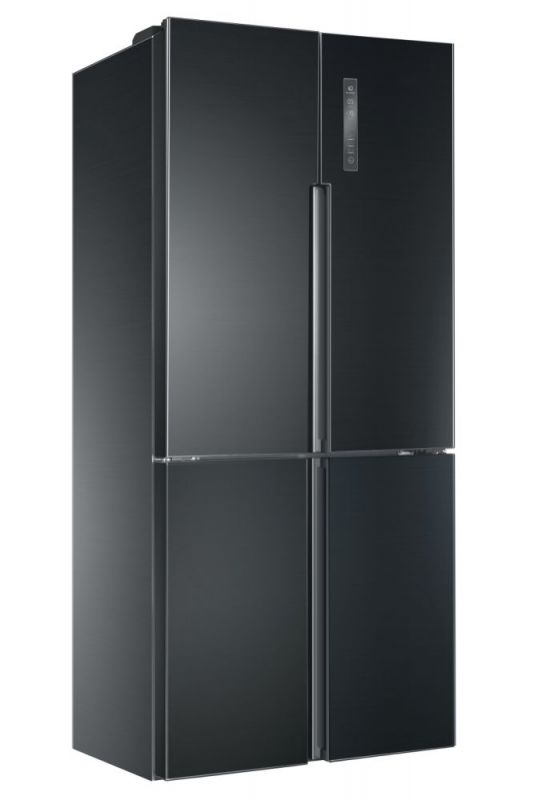 Холодильник Haier багатодверний, 180.4x83.3х66.5, холод.відд.-316л, мороз.відд.-140л, 4дв., А+, NF, інв., дисплей, зона нульова, чорний
