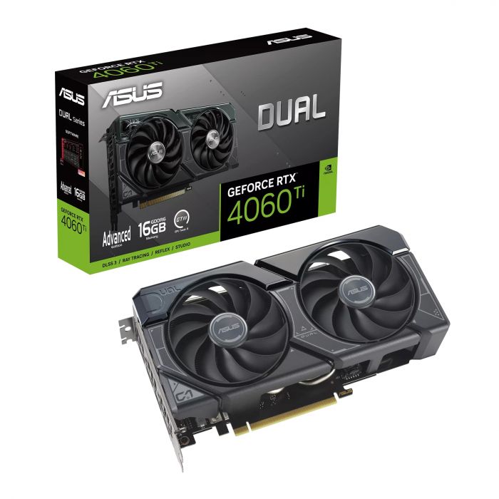 Відеокарта ASUS GeForce RTX 4060 Ti 16GB GDDR6X DUAL OC Advanced Edition DUAL-RTX4060TI-A16G