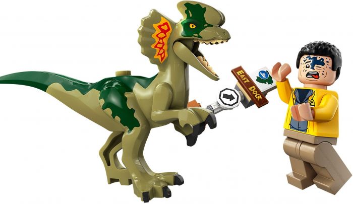 Конструктор LEGO Jurassic Park Засідка дилофозавра