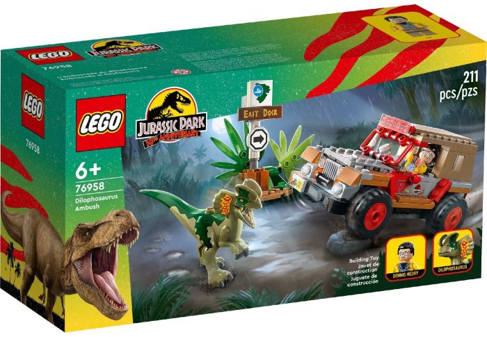 Конструктор LEGO Jurassic Park Засідка дилофозавра
