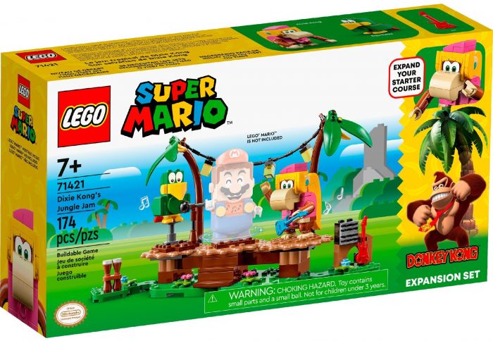 Конструктор LEGO Super Mario Імпровізація в джунглях Діксі Конґ. Додатковий набір